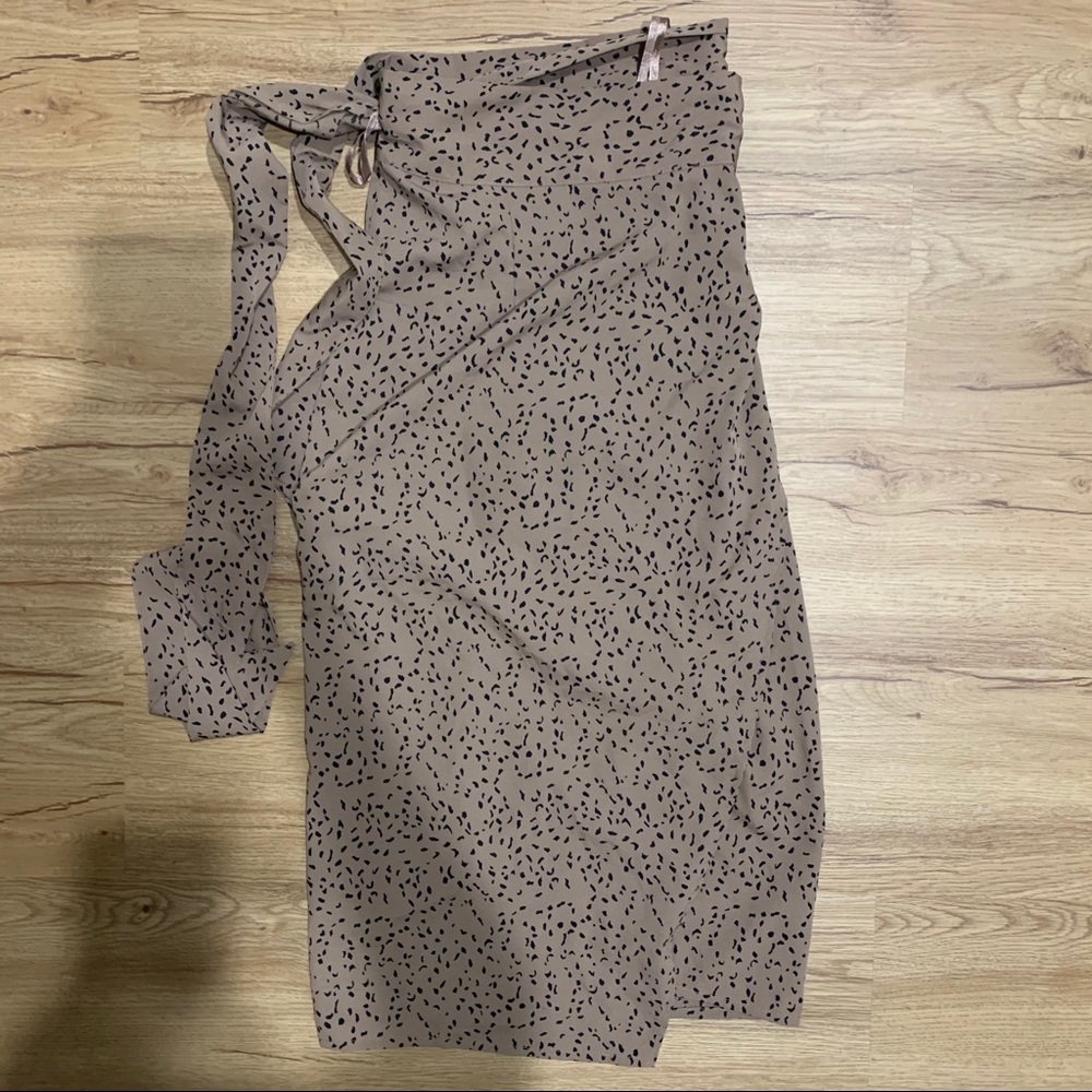 wrap skirt with tie, size S